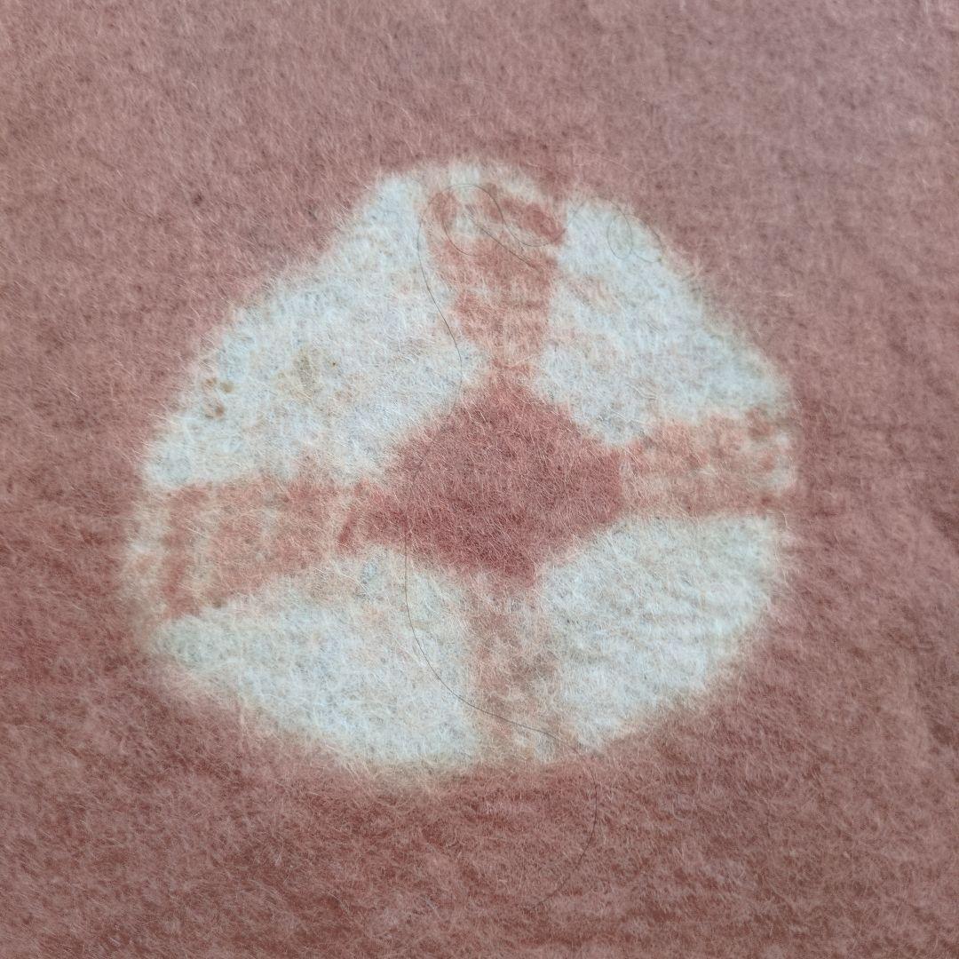 段通　中国段通　毛氈　アンティーク　古布　ラグ　骨董　中国古毯　茶道具　チベッ