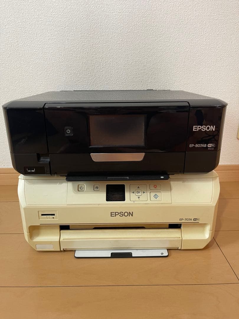 EPSONプリンター EP807AB EP-707A セット