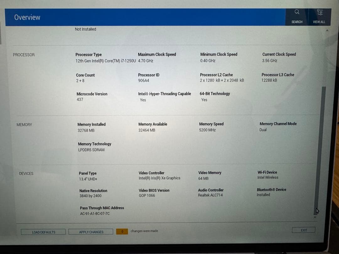 Dell XPS 13 9315 i7/32gb/1tb/4k/タッチ 美品中古