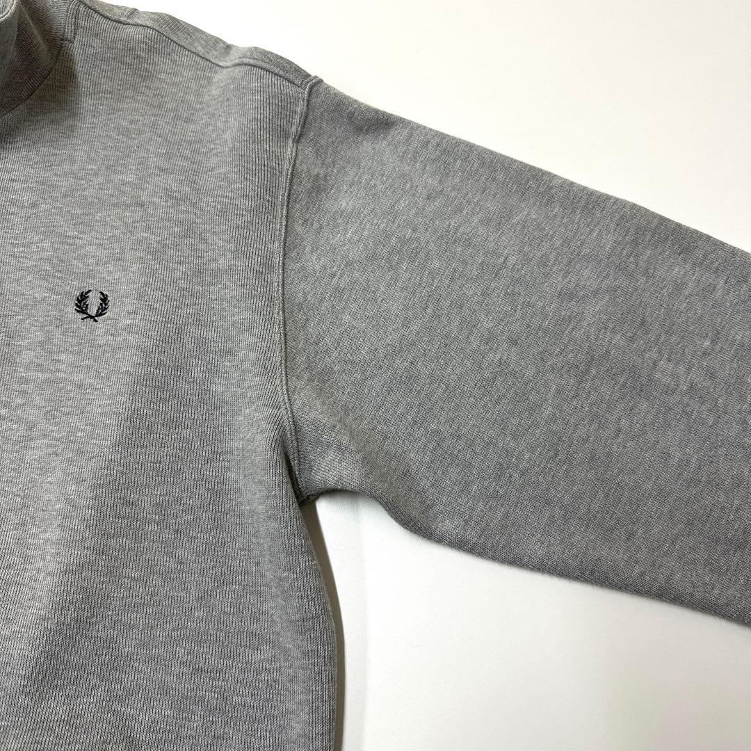 Fred Perry フレッドペリー ハーフジップ スウェット L 刺繍ロゴ