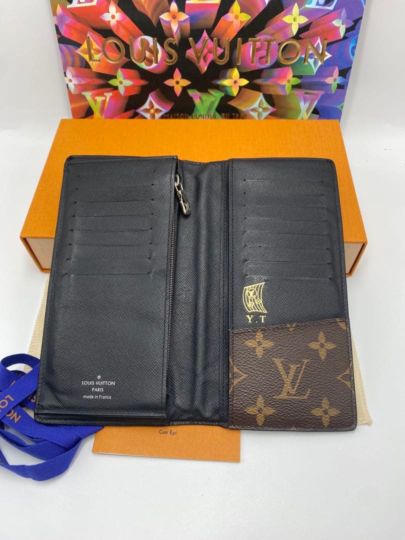 美品‼️新型　LOUIS VUITTON 長財布 ポルトフォイユ・ブラザ