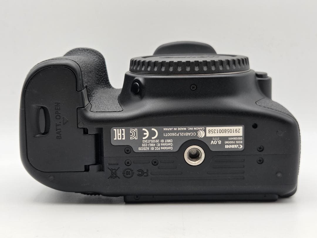 【1,928ショット】キヤノン　Canon EOS 70D ボディ ブラック