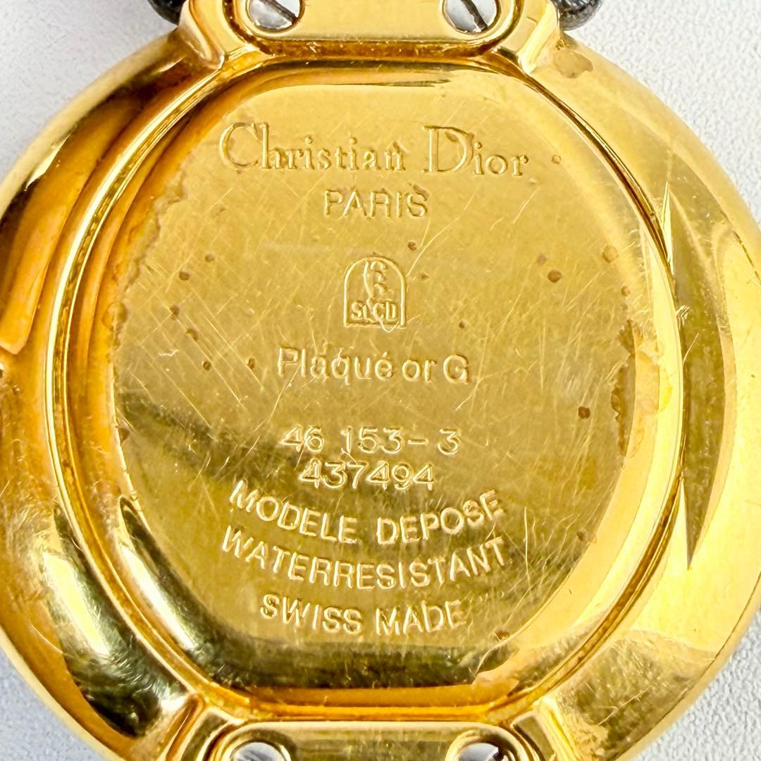 【新品電池】 Dior バギラ 46-153-3 ブルーシェル文字盤 クォーツ