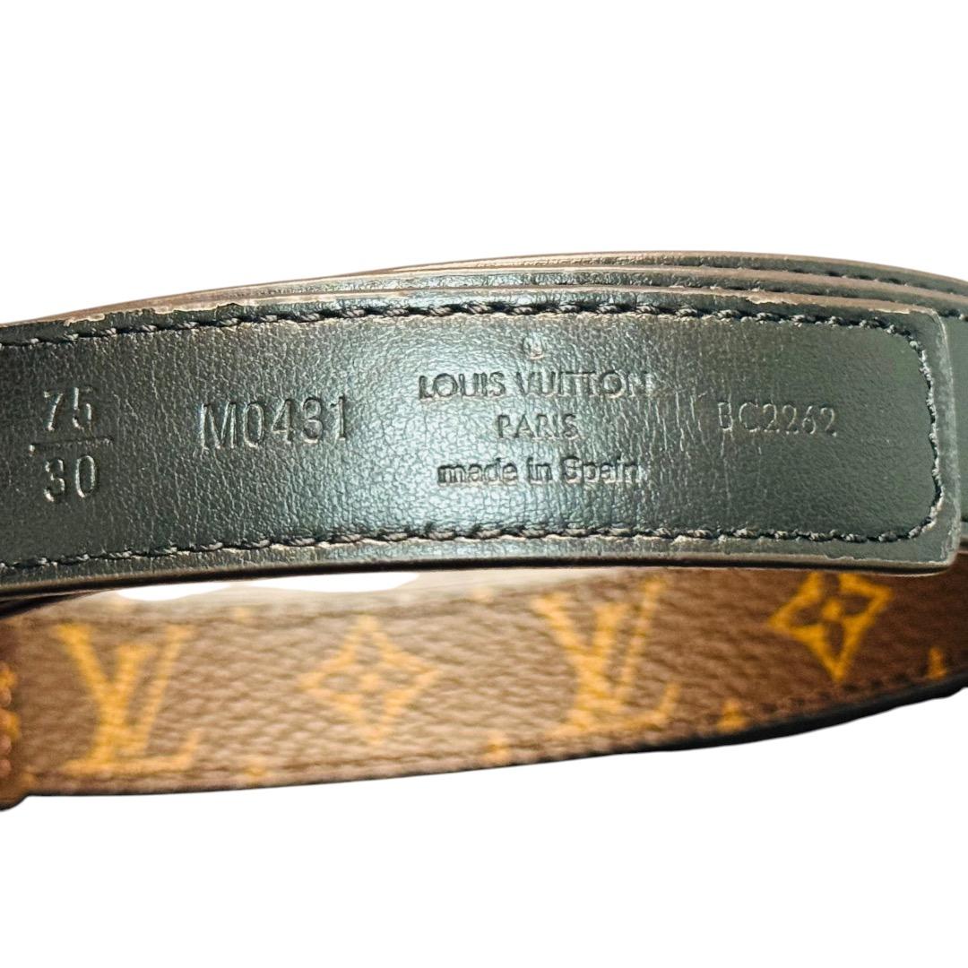 【極美品】 ルイヴィトン ベルト LV アイコニック 20MM リバーシブル