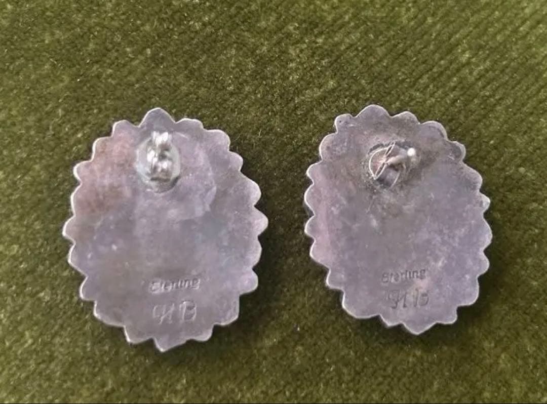 ナバホ族　インディアンジュエリー　ピアス