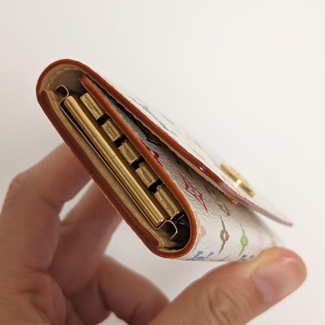 ルイヴィトン モノグラム マルチカラー キーケース 4連 ホワイト 中古