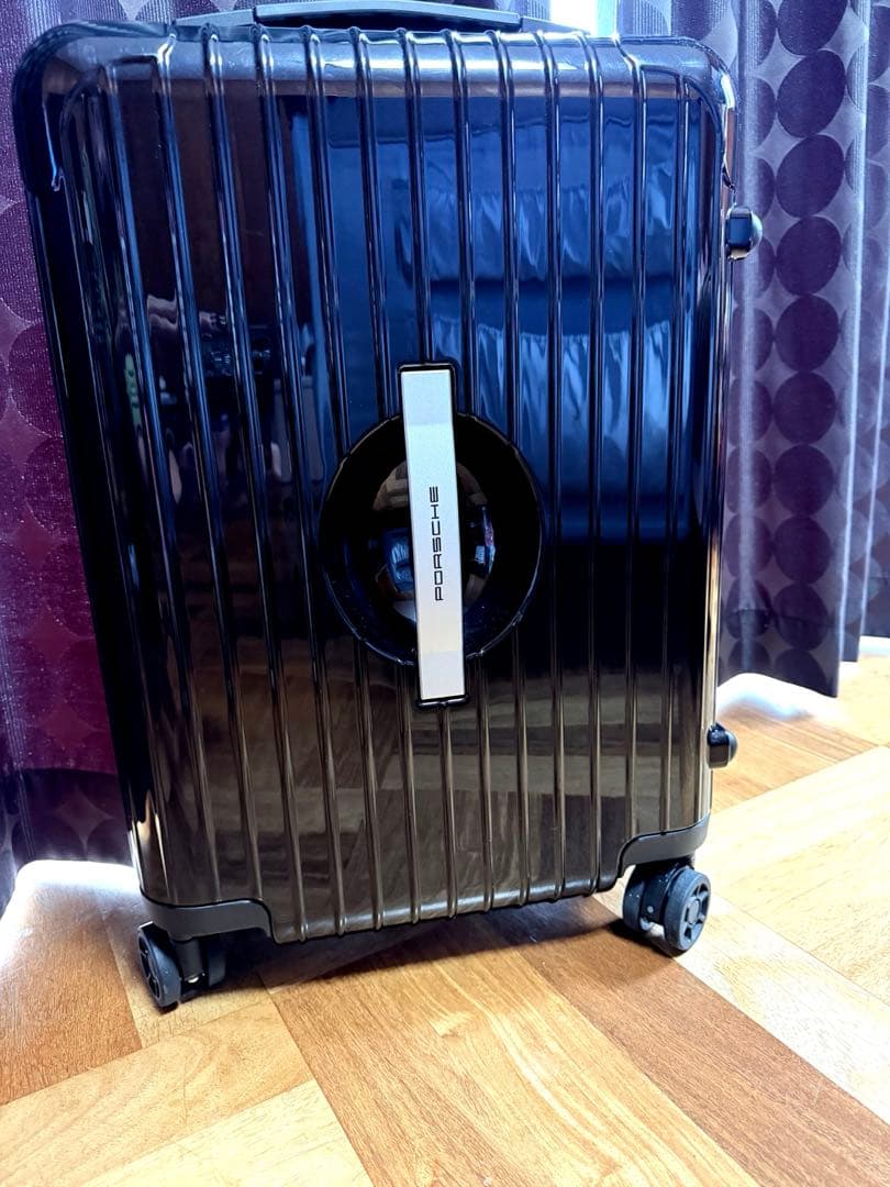 Porsche RimowAブラック キャリーケース TSAロック付き