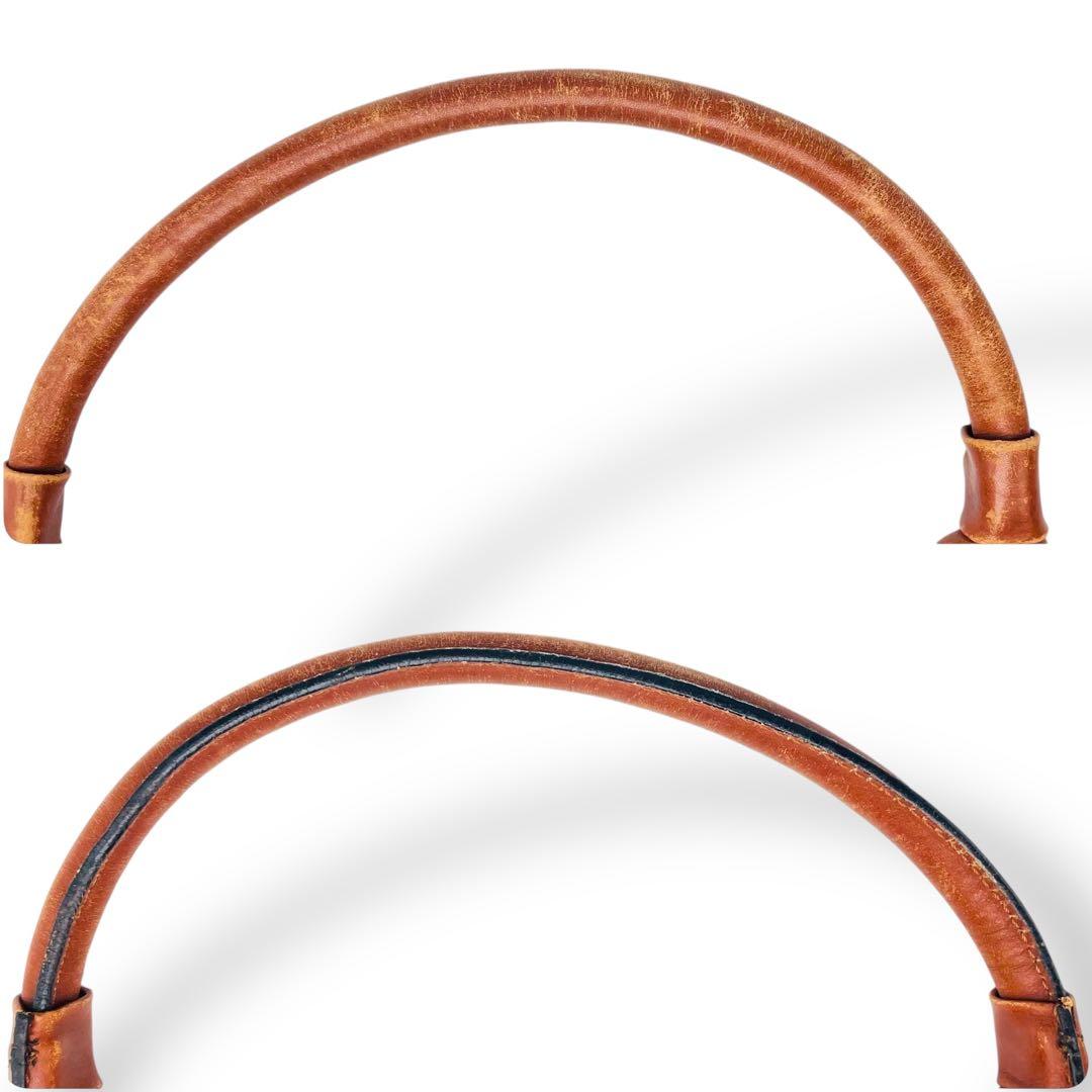 良品 Ferragamo ボストンバッグ PVC ボタニカル 2way 花柄