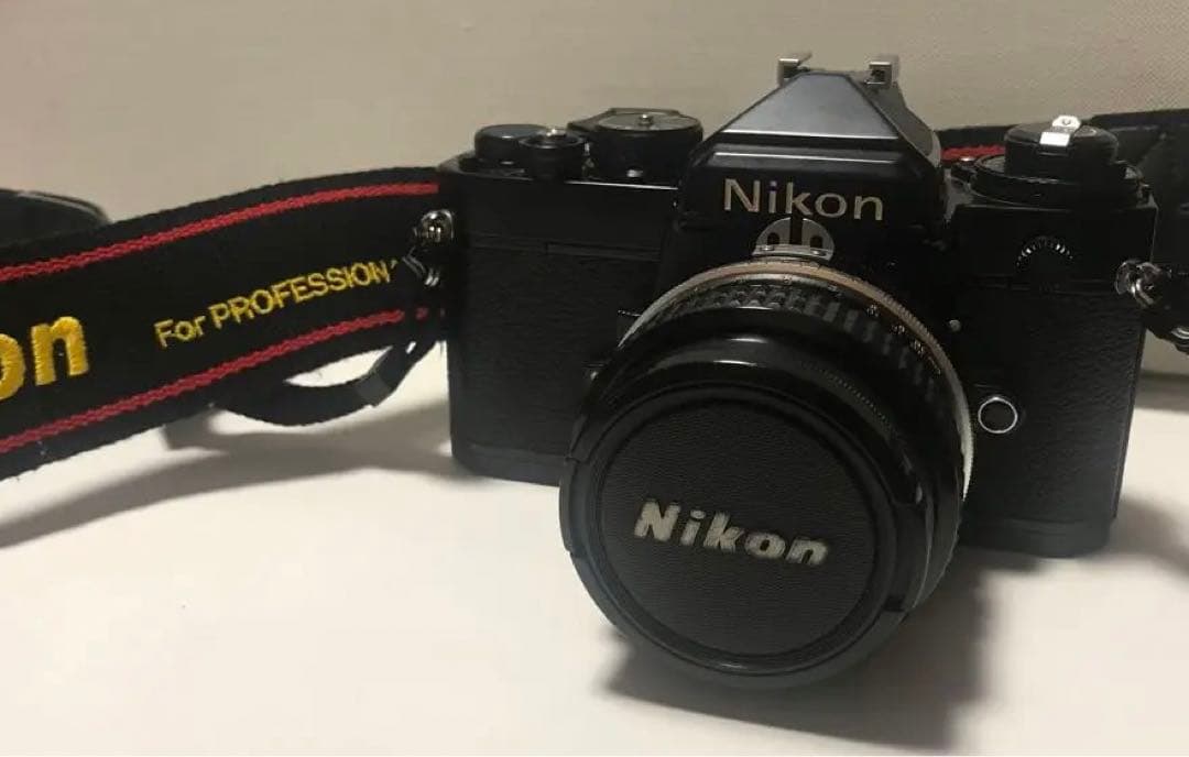 Nikon FE Black ボディ レンズ ストラップ セット