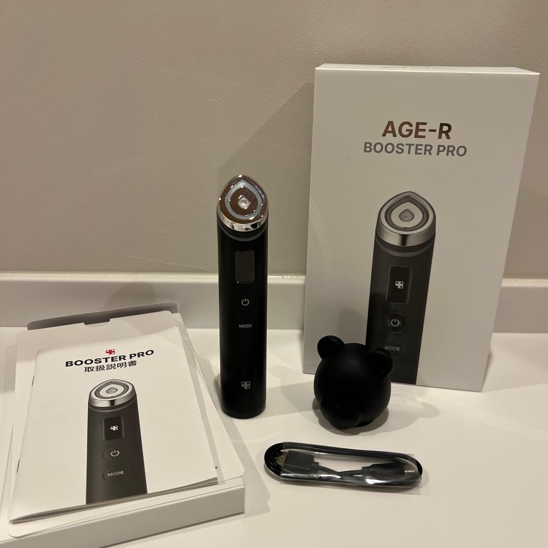 【美品】メディキューブAGE-Rブースタープロ 美顔器（キャップ付）