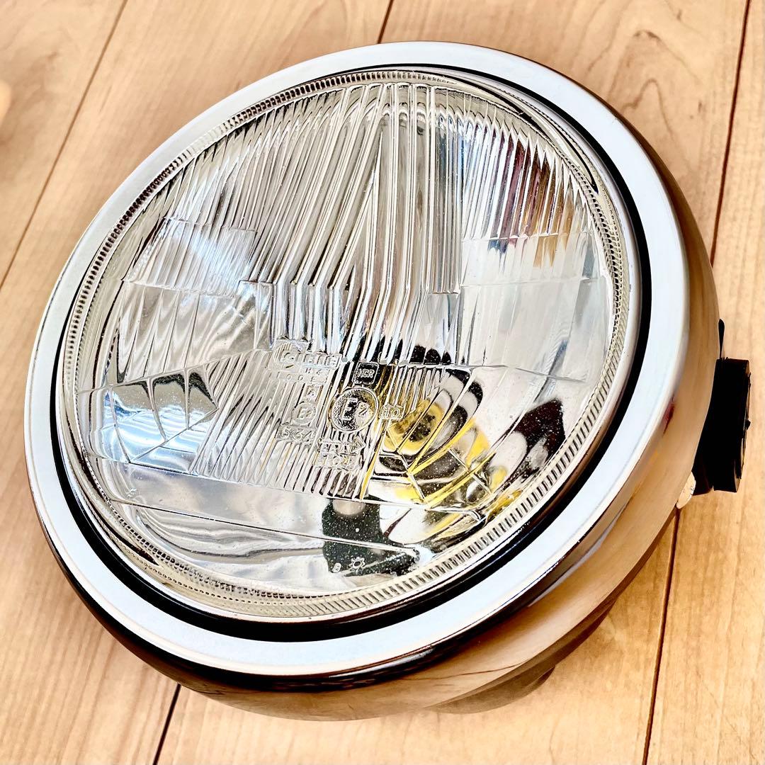 masaru！　当時物 CIBIE シビエ 凹みヘッドライト CB400F