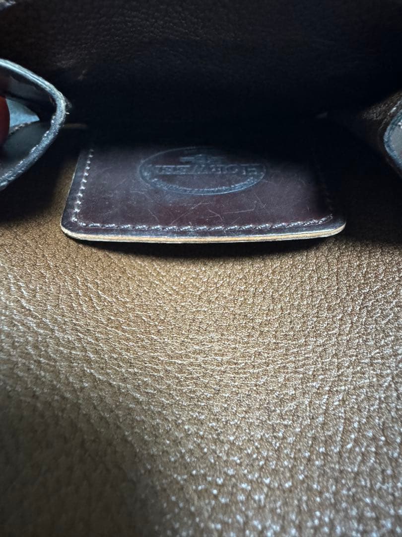 ラストクロップス LAST CROPS タング　コードバン　バーガンディー