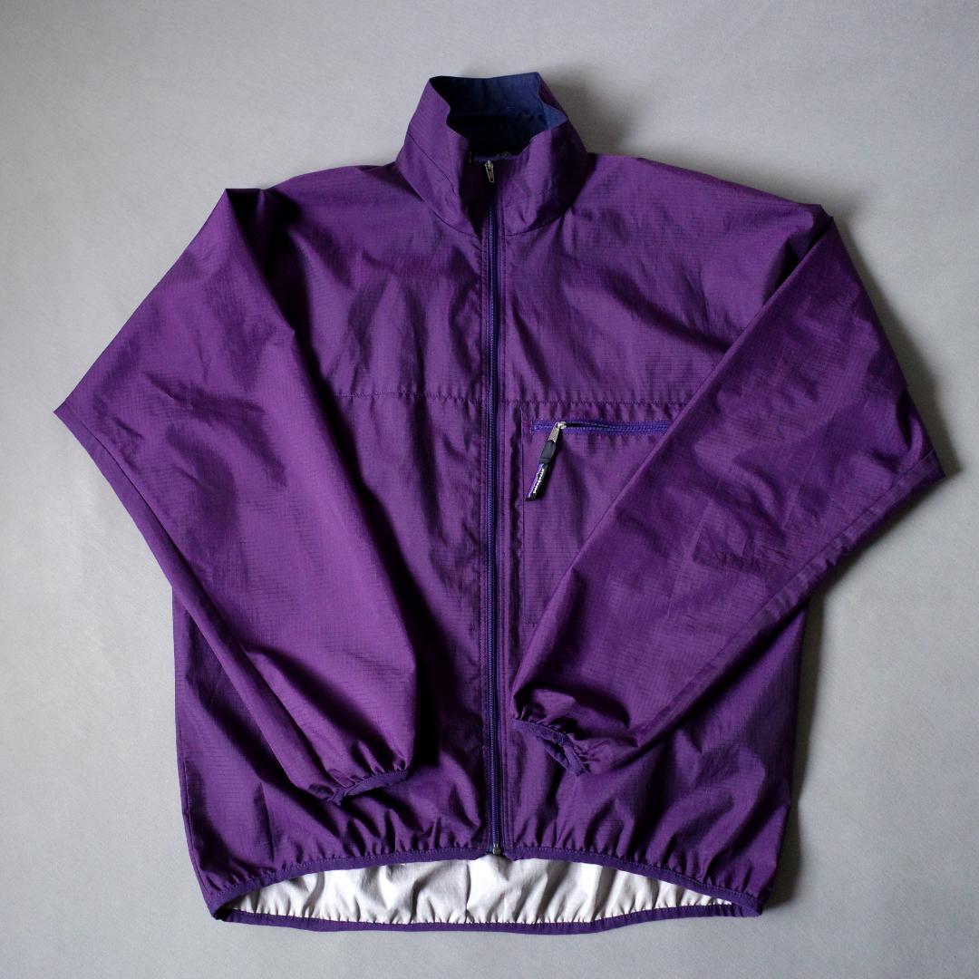 て*ぺ様 希少 96年製 パタゴニア ウインドシェル XL パープル コスタリカ