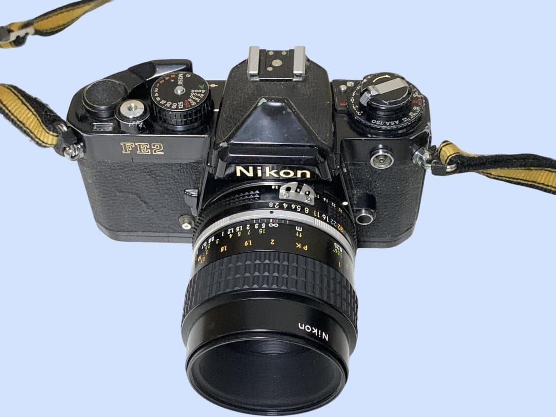 フィルムカメラ M6646 Nikon FE2 Micro-NIKKOR 55mm 1:2.8