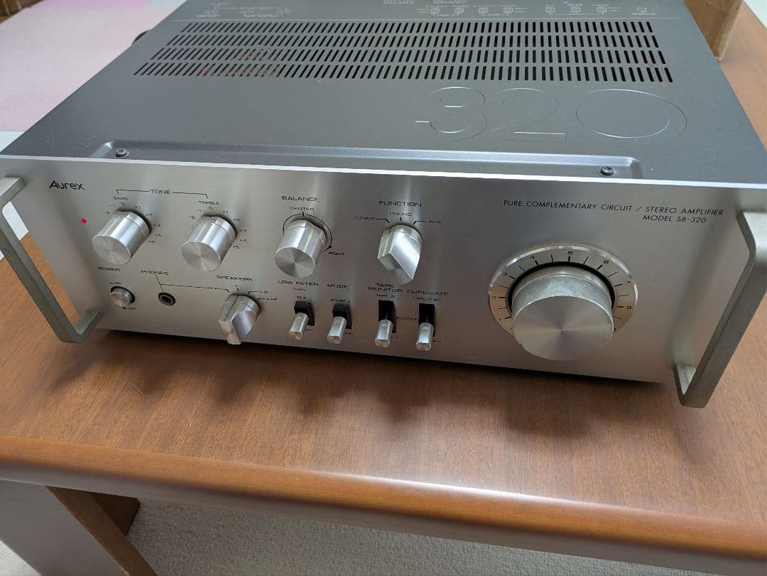 東芝AurexチューナーST320とアンプSB320