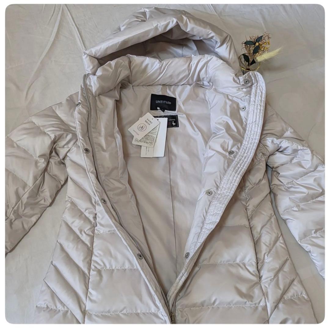 アンタイトル シレータフタ ロングダウンコート　 UNTITLED未使用XS相当