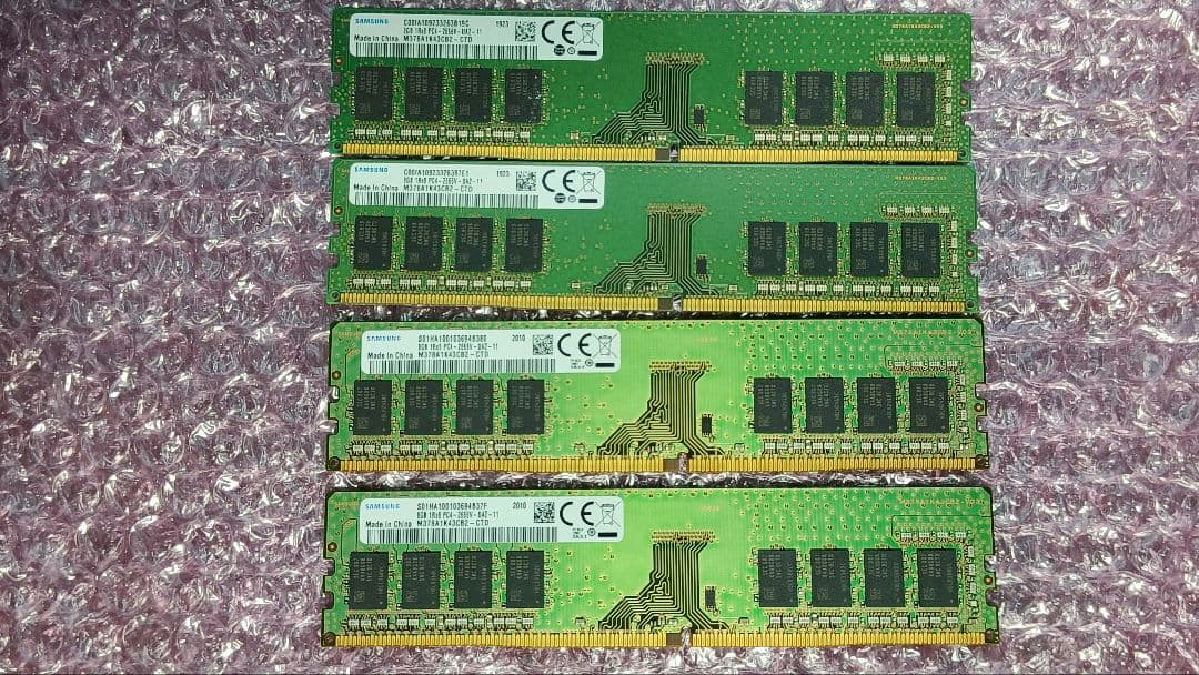 DDR4 8GBx4枚 32GB pc4-2666V 動作確認済み ③