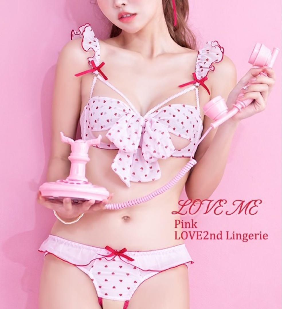 C75♥️ love2nd LOVEMEオープンブラオープンショーツセットラブラン