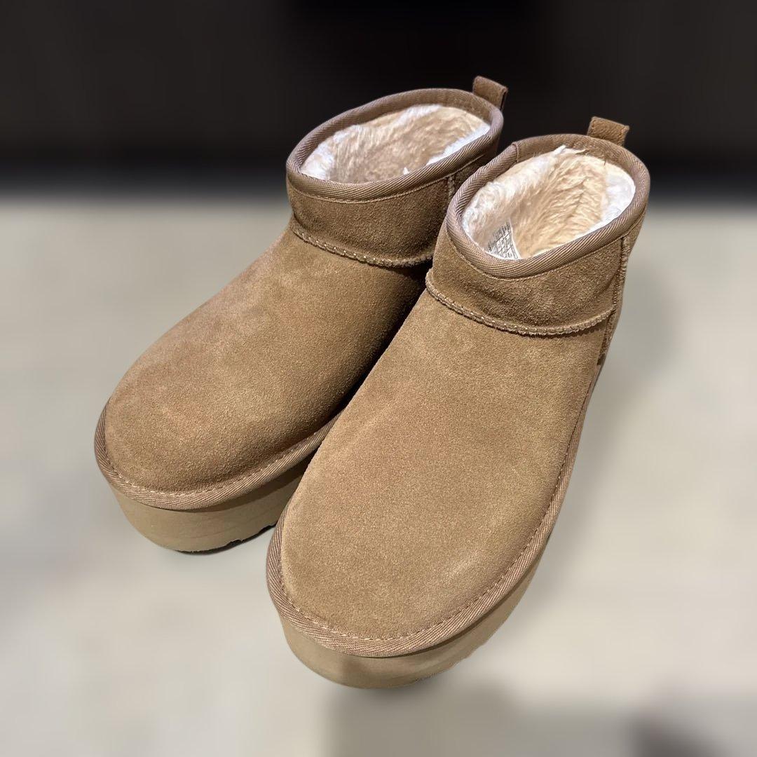 美品　UGG厚底ブーツ　チェスナット　ビューティー&ユースユナイテッドアローズ8