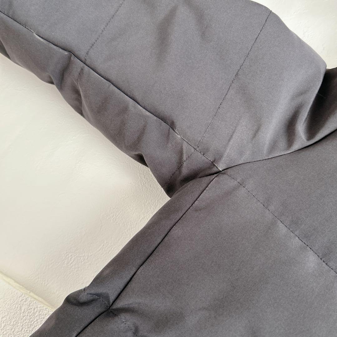 美品✨ダントン ダウンコート ロング ラクーンファー ワッペン 2WAY グレー