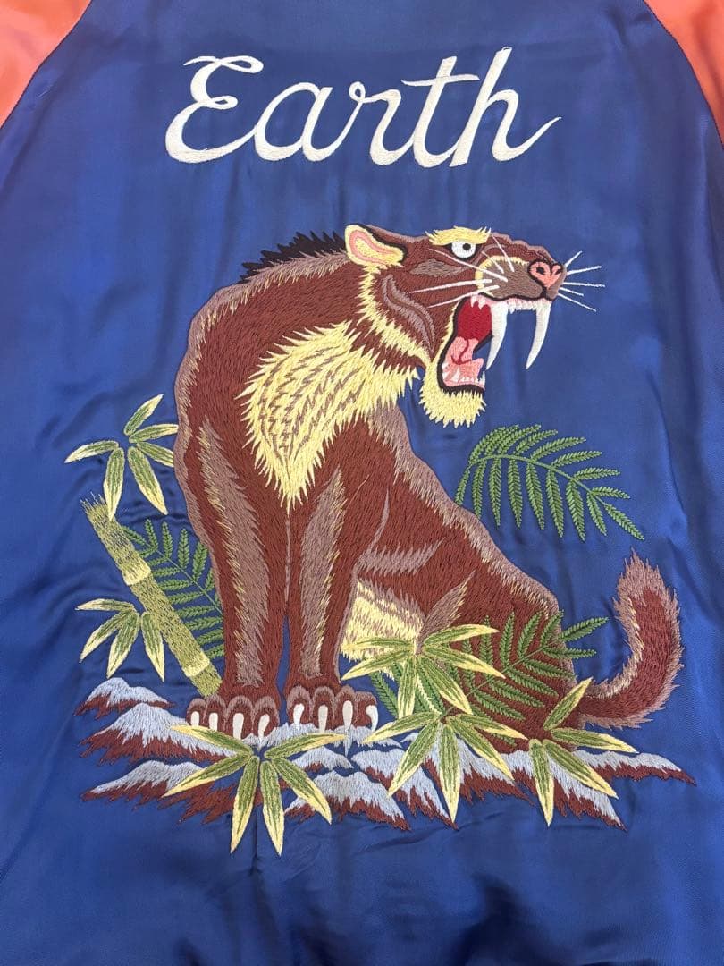 限定 日本製 PHERROW’S フェローズ 10周年 月&地球 スカジャン M