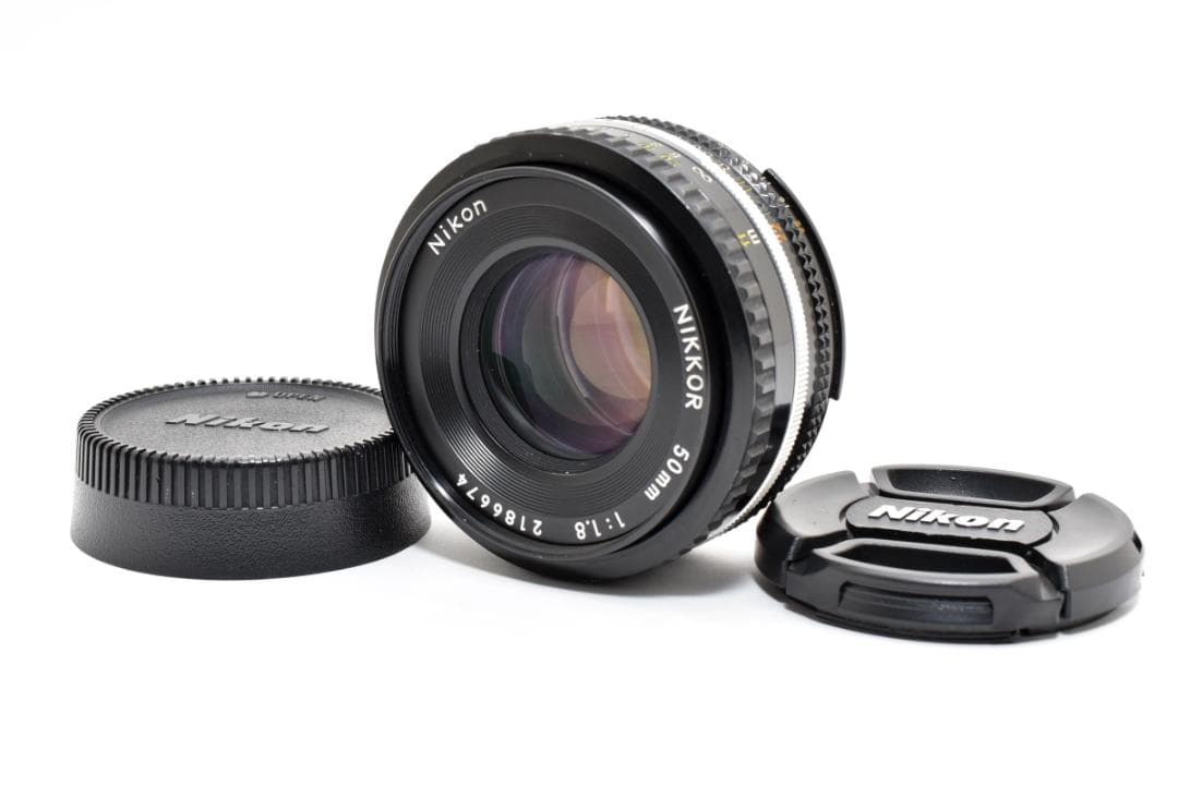 美品 NIKON ニコン AI-S NIKKOR 50mm f1.8 M661