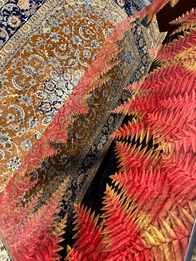 輪島塗 蒔絵 座敷机 漆芸 伝統工芸 シダ文様