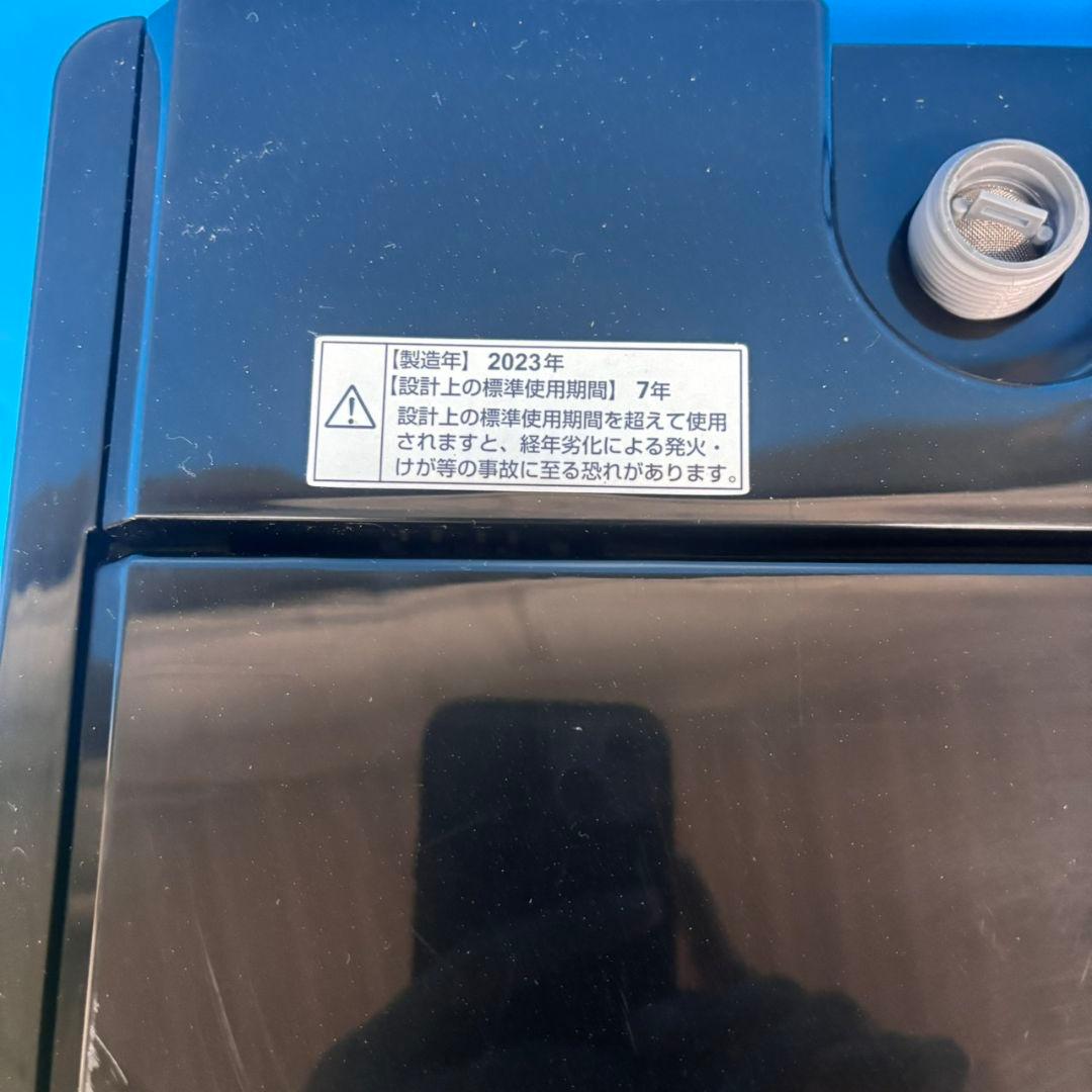 618 2023年　洗濯機　容量5.5キロ　一人暮らし　冷蔵庫も有　極美品　小型