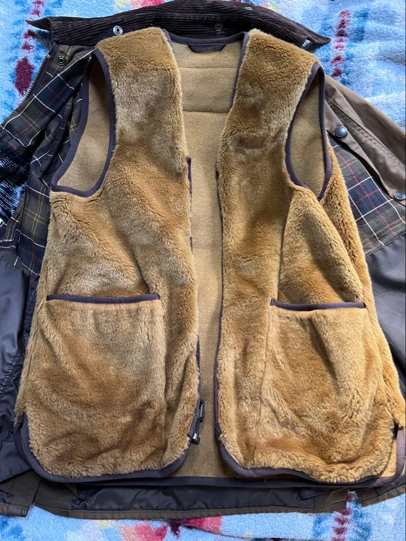 2000年製 英国製 バブアー クラシックビデイル 36 バーク（ライナー付）