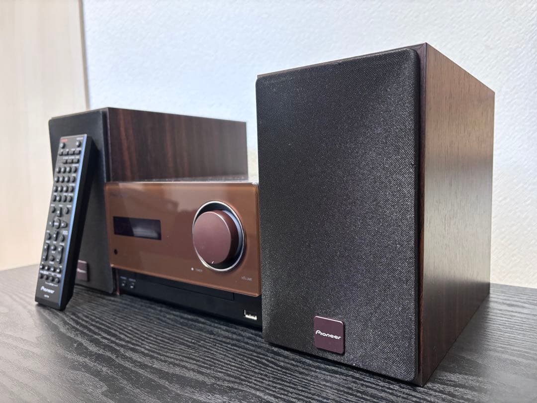 Pioneer X-CM35-T CDコンポ Bluetooth対応 リモコン付