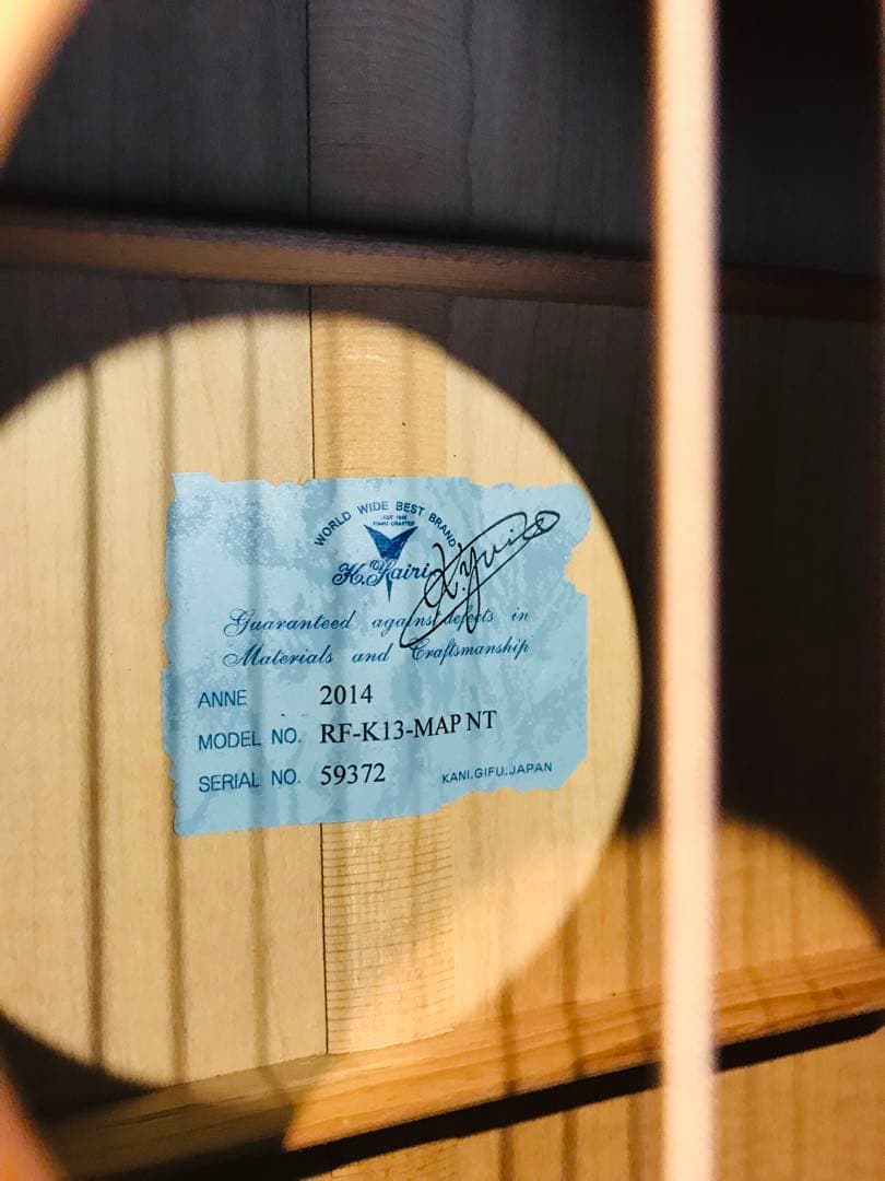 kiki2019さま K.yairi RF-K13 MAP