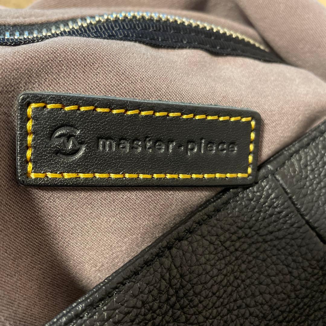 マスターピース drum 2wayショルダートート M ブラック