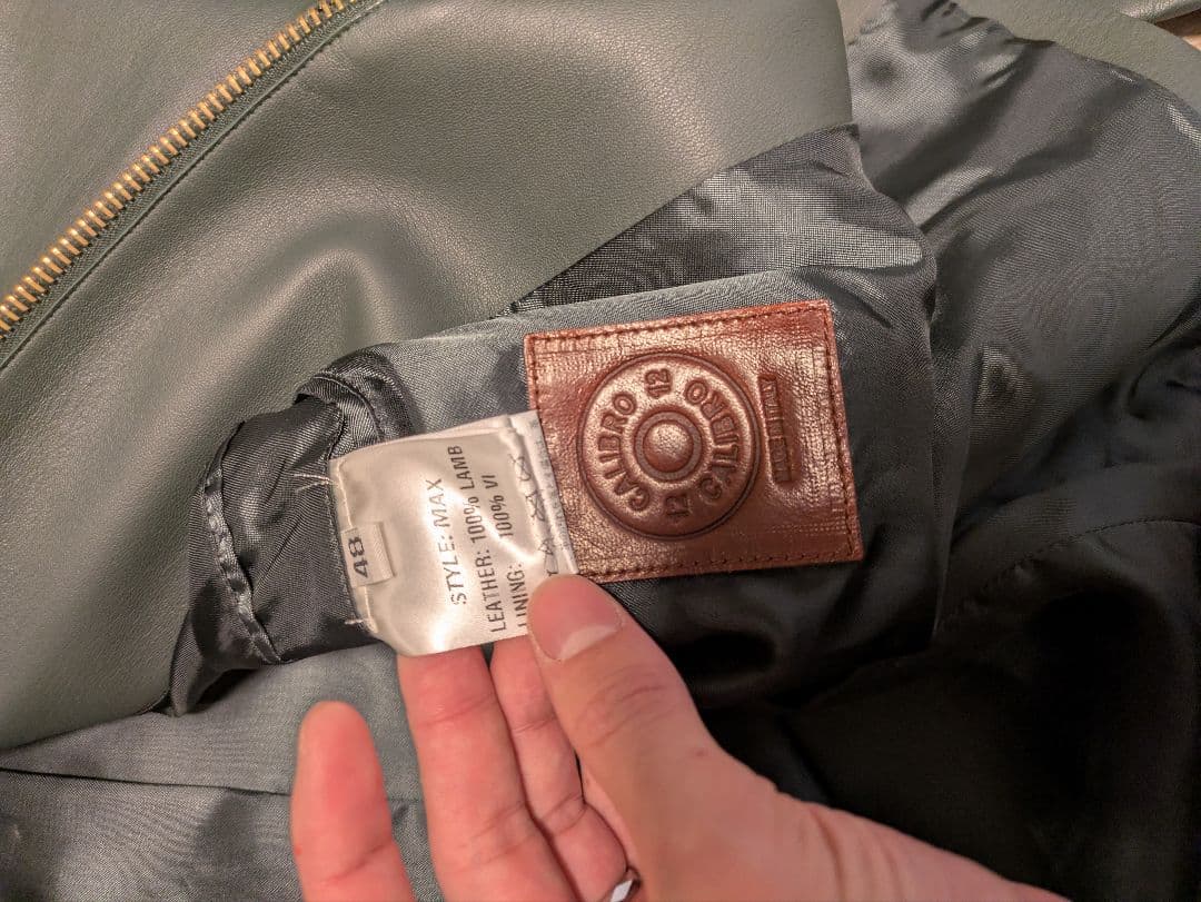 calibro 12/カリブロ　max シングルライダースジャケット48