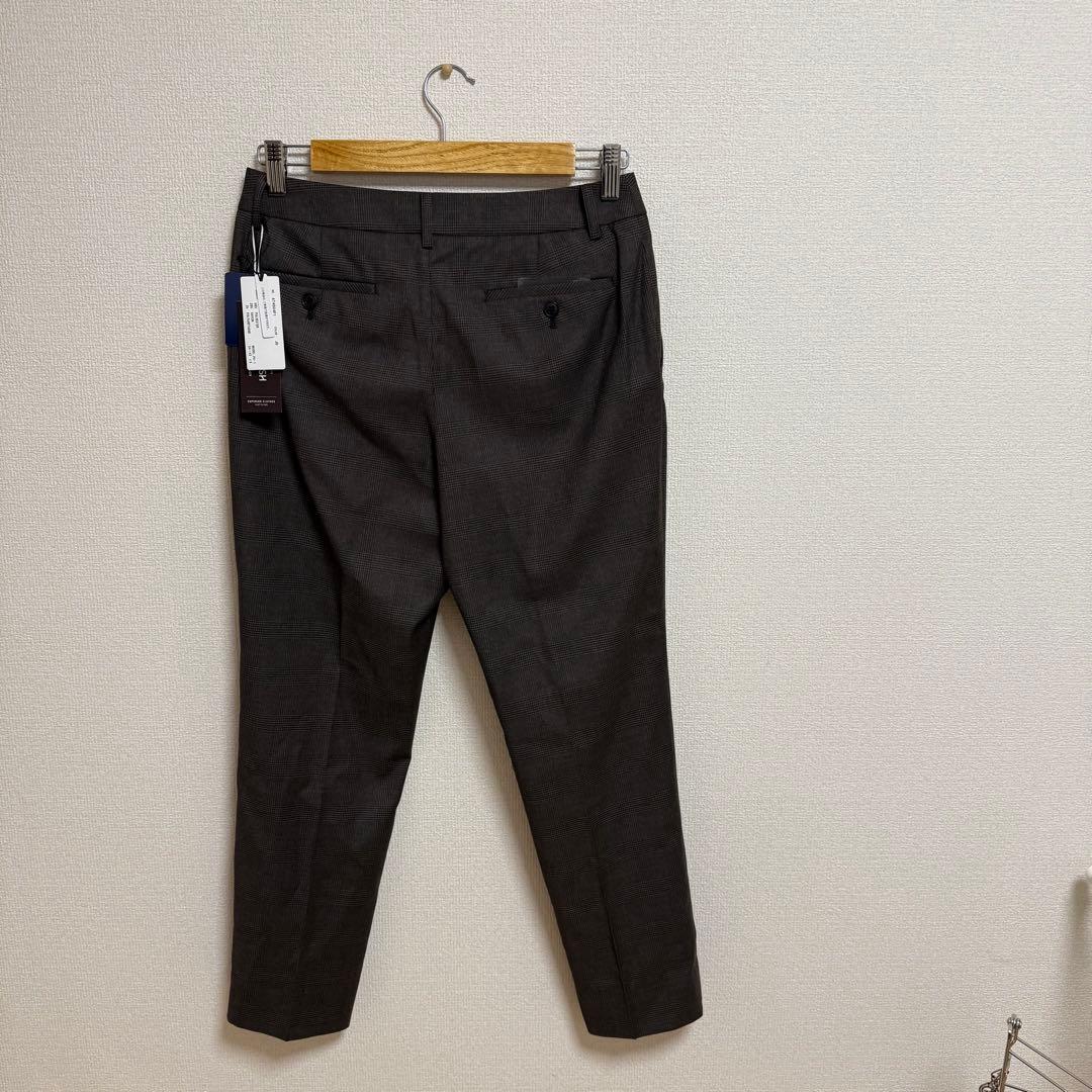 スーツカンパニー グレンチェック スーツ ブラウン 40 ブラウン