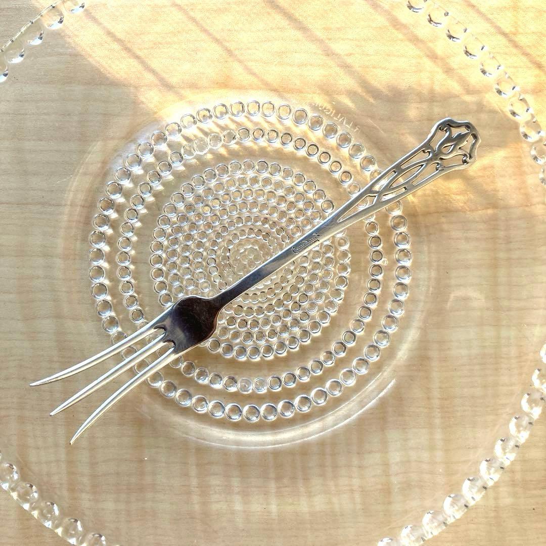 RW&S 純銀　透かし　アンティーク　フォーク