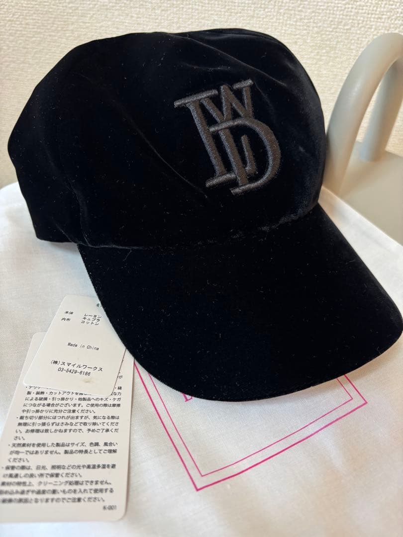 ラドロー　ELLEショップ限定　ベルベットキャップ　黒　新品未使用