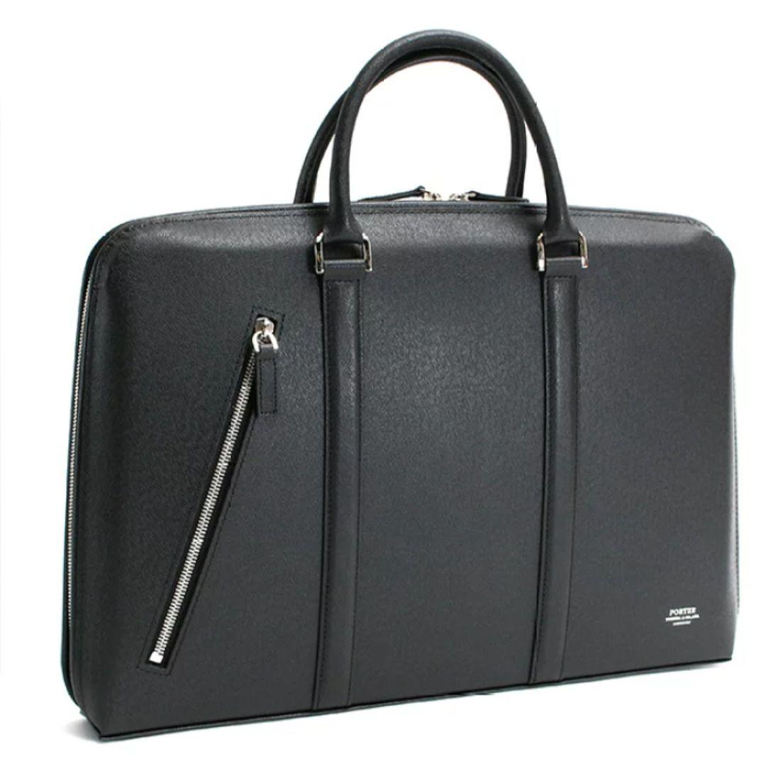 【美品】PORTER ポーター アベニュー ビジネスバッグ A4可能 黒