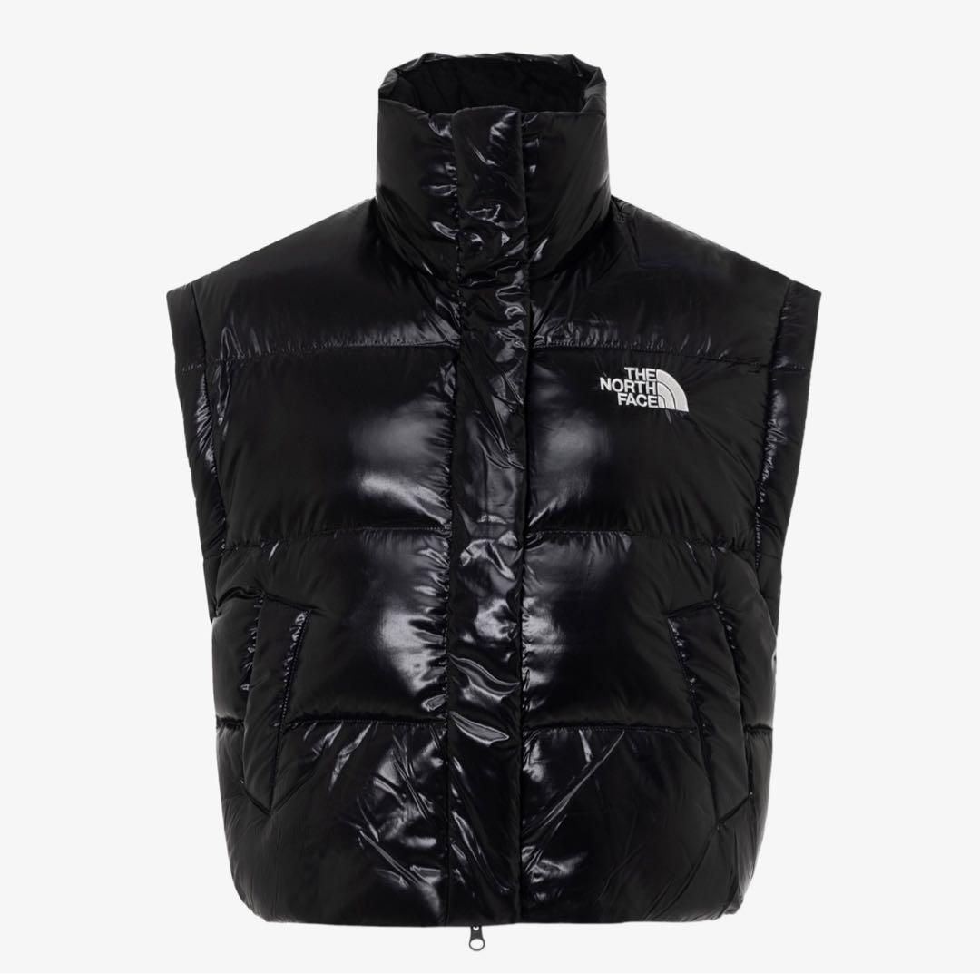 ノースフェイス 韓国 ホワイトレーベル 2way ダウン ジャケット 黒