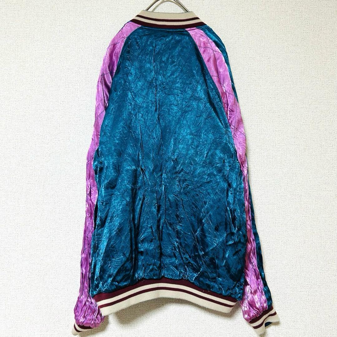 限定 IOLANI イオラニ 居楽仁東洋 スカジャンリバーシブル 刺繍 2way