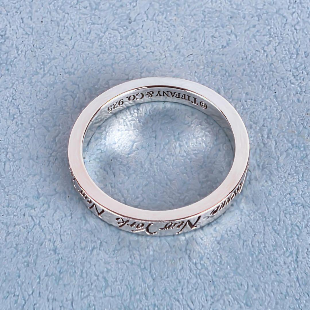 極美品 ティファニー TIFFANY&Co. ノーツ ナロー リング 指輪