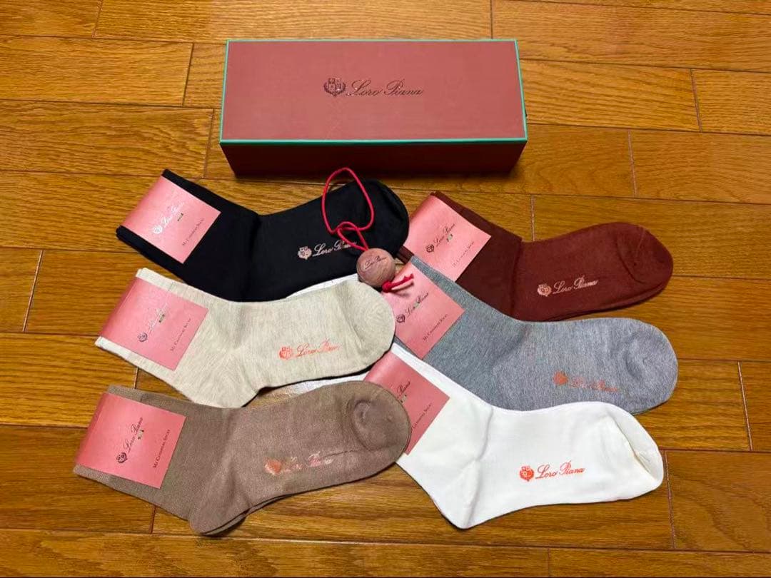 Loro Piana カシミヤソックス6点セット