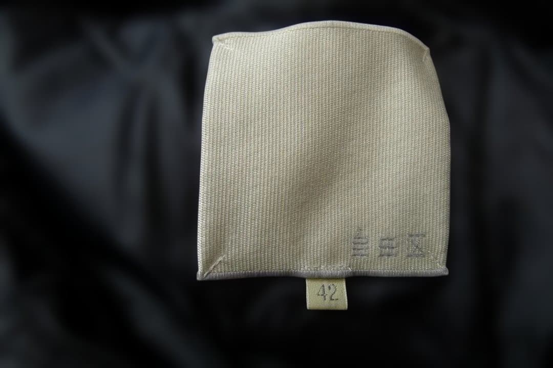 自由区 ショールカラー シームレス ロング ダウンコート 黒色 42