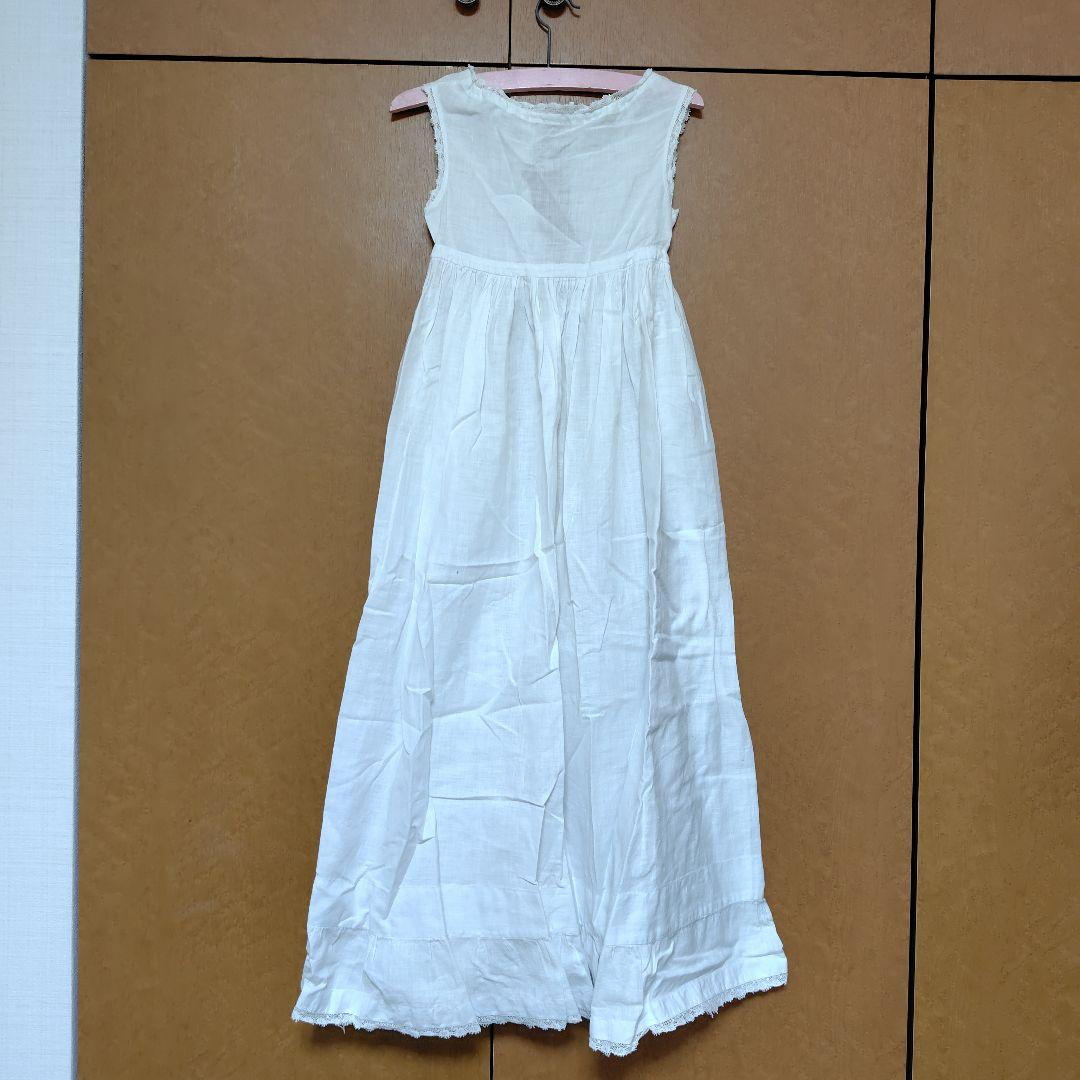 ベビードレス　刺繍　アンティーク　インナー付き　値下げ
