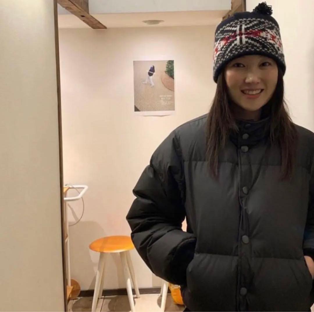 peep inside head ダウンジャケット M ブラック 柴田ひかり