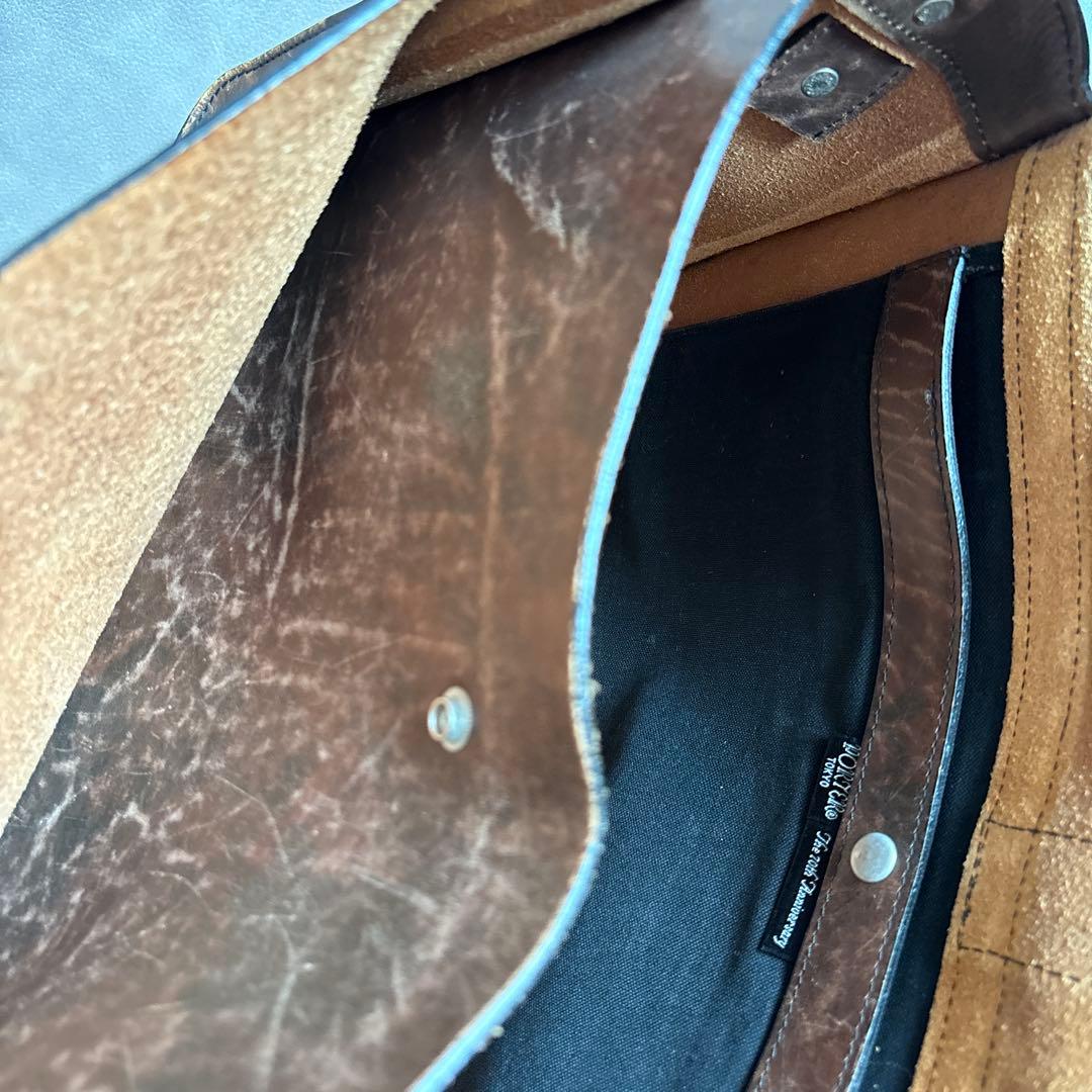 PORTER GROUND 70周年記念 オールレザー メッセンジャーバッグ