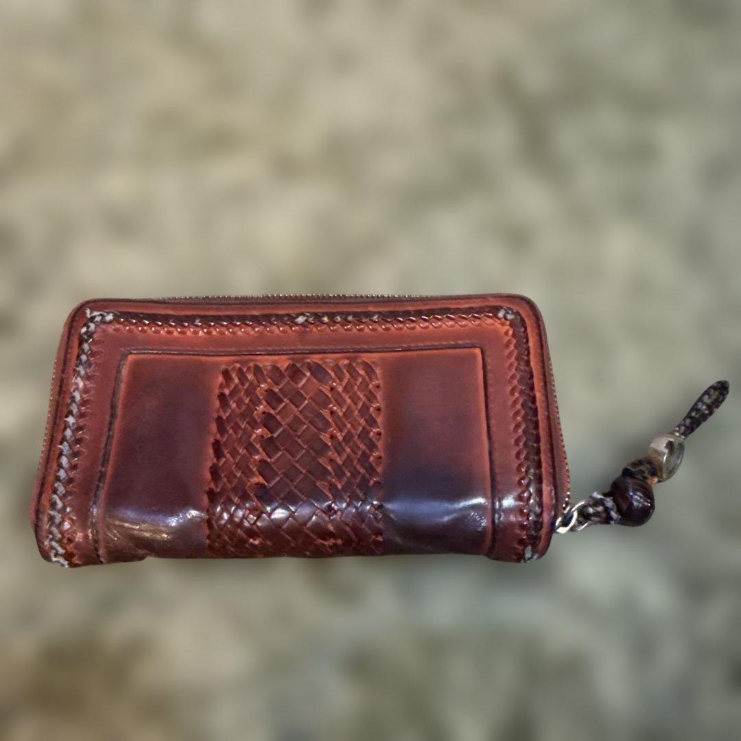 グッチ　長財布　茶色