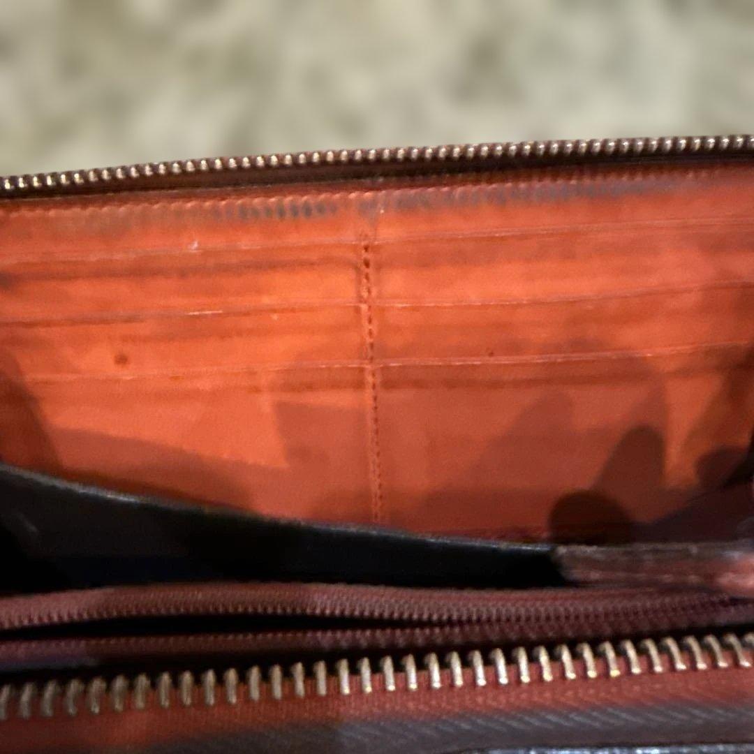 グッチ　長財布　茶色