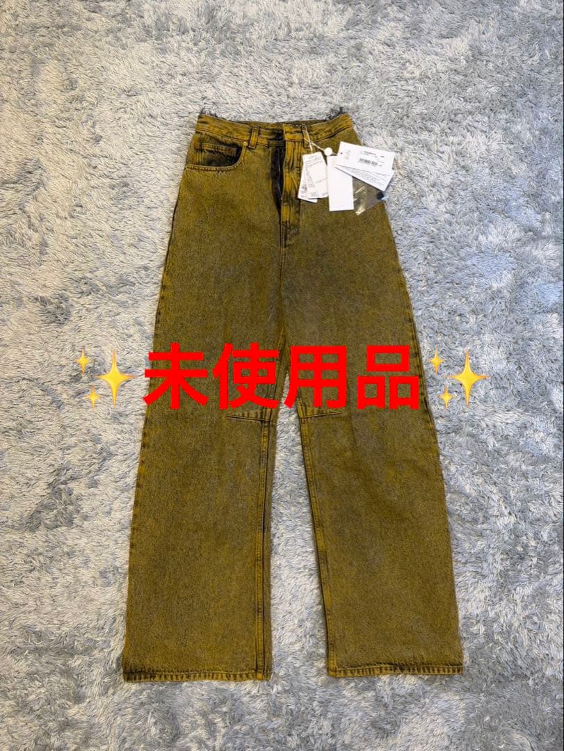 SALE‼️ MM6 マルジェラ PANTS デニム　バレルレッグ　ジーンズ　加工