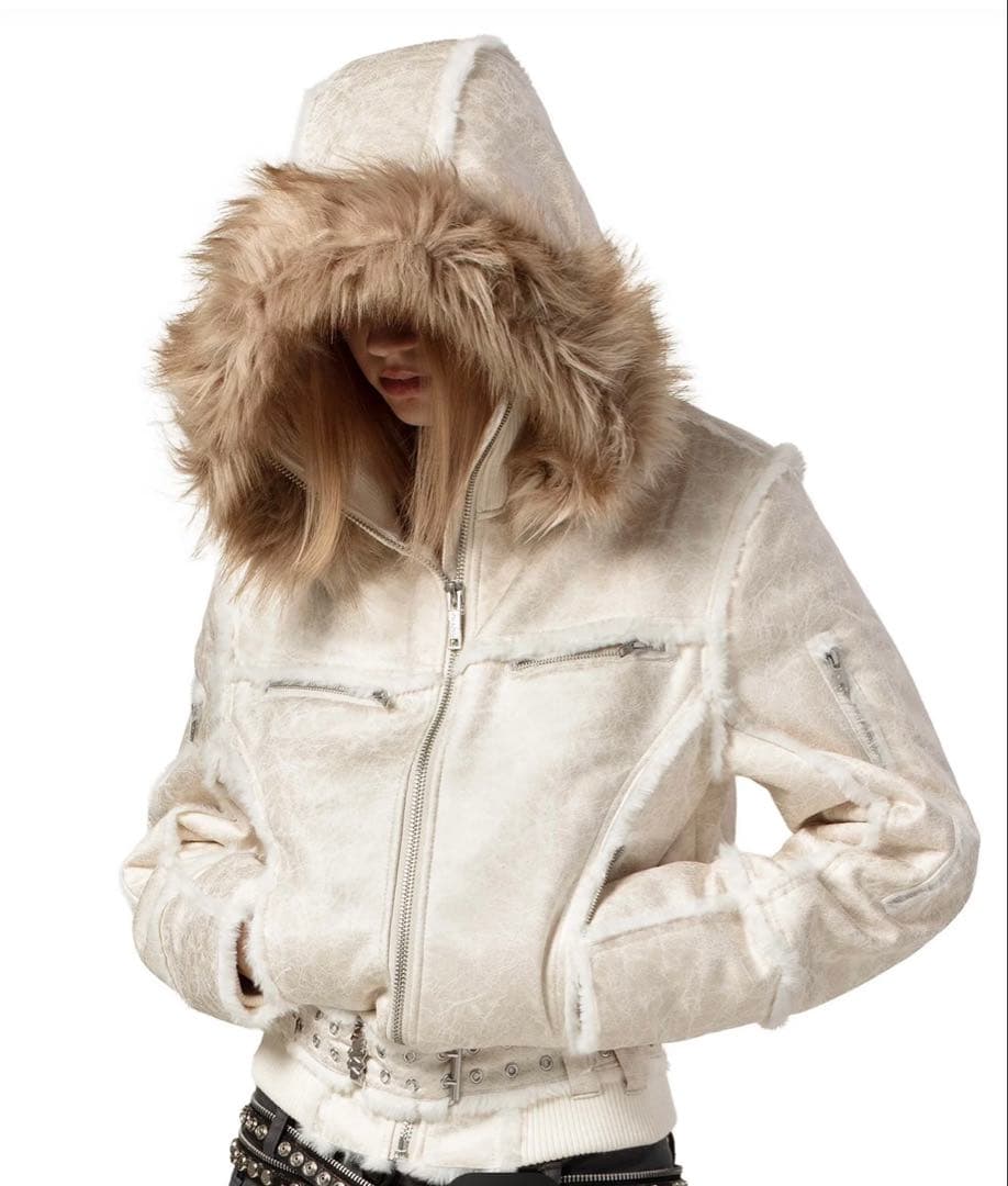 racer worldwide ファージャケット　Sサイズ