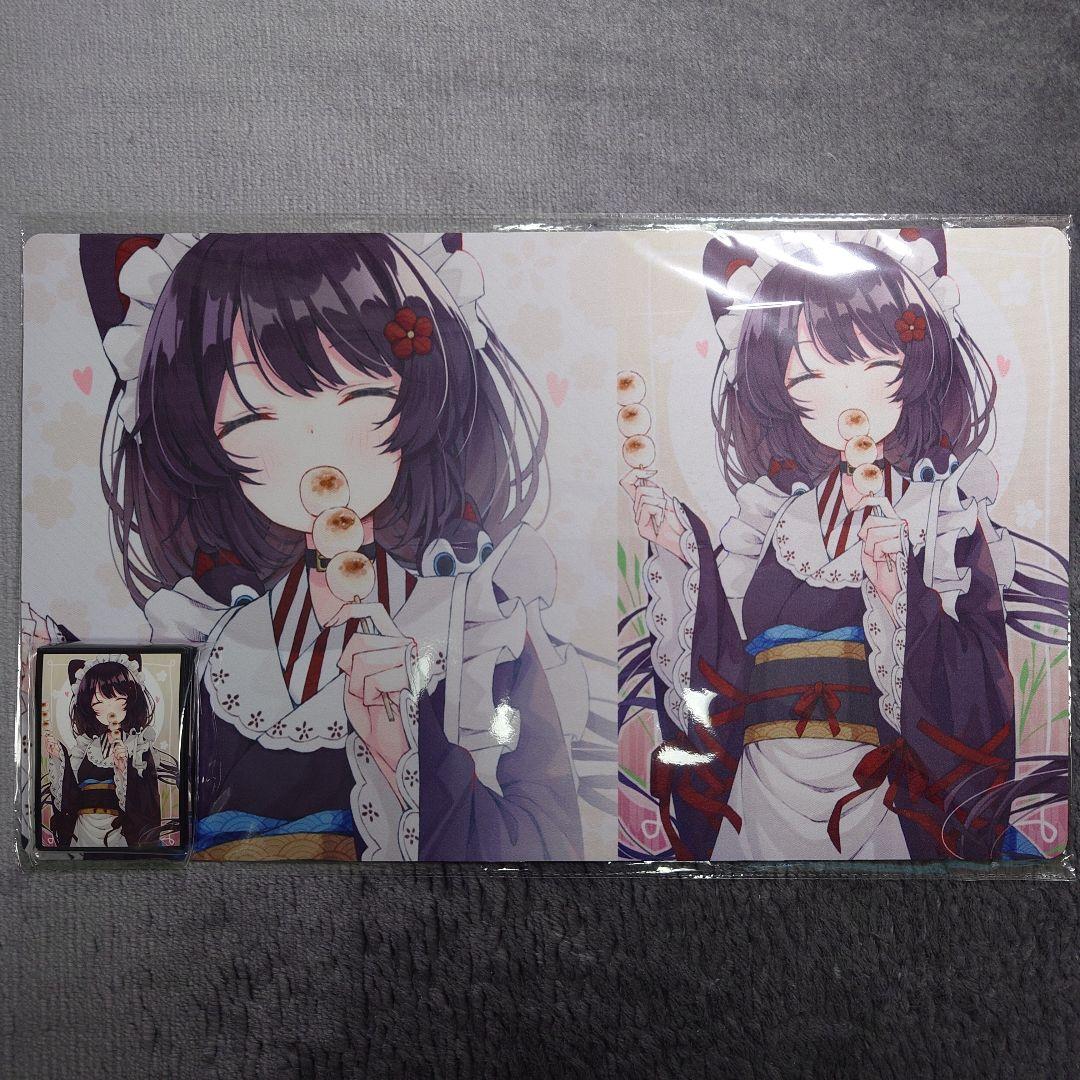 α1 にじさんじ 団子&和装メイド 戌亥とこ スリーブ&プレイマット
